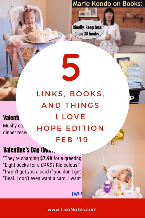 5 Links Books Things I Love LisaNotes